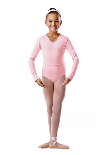 Silvya (RD) - Scaldacuore Incrociatino in Morbido Cotone Lycra Bielastico Manica Lunga Bambina