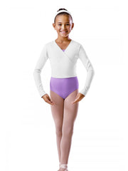 Load image into Gallery viewer, Silvya (RD) - Scaldacuore Incrociatino in Morbido Cotone Lycra Bielastico Manica Lunga Bambina
