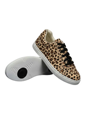Load image into Gallery viewer, Ataca Vortice (FCE) - Sneaker in Tessuto Leopardo Beige Suola Bianca in Gommina e Resina Tecnica Cerchi Neri