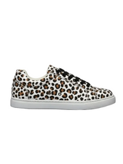 Load image into Gallery viewer, Ataca Vortice (FCE) - Sneaker in Tessuto Leopardo Bianco Suola Bianca in Gommina e Resina Tecnica Cerchi Neri