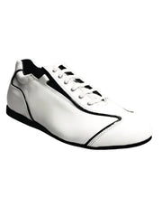 Carica immagine nella Galleria, HABANA (Ivan) - Sneaker in Pelle Bianca Profili Neri Suola in Microlight Extraconfort