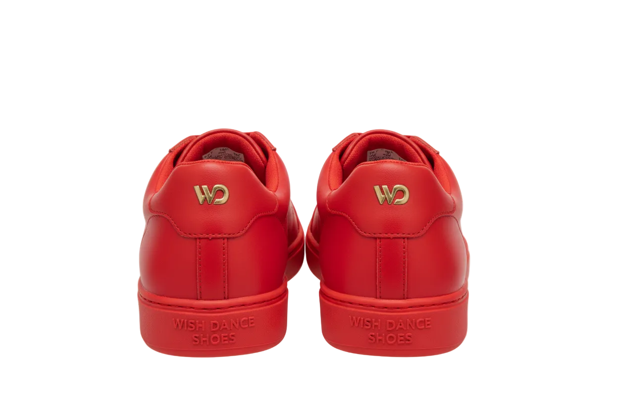 Scarpe sneaker ecopelle bianca ATACA White Vortex Wish Dance Shop, suola bianca, dettagli neri e design confortevole.