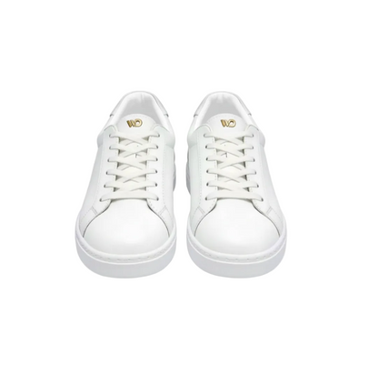Sneaker ecopelle bianca ATACA White Vortex con suola bianca, dettagli neri, design leggero e flessibile, comfort vegan, Wish Dance Shop