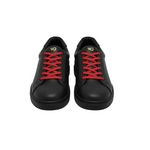 Carica immagine nella Galleria, Ataca Vortice (FCE) - Sneaker Ecopelle Totale Nera materiale Vegan confort Light Flex Suola Nera in Gommina e Resina Tecnica Cerchi Rossi
