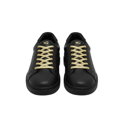 Sneaker ecopelle nera ATACA Black Vortex Wish Dance Shop con suola in gomma, dettagli rossi, comfort e design leggero.