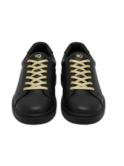 Carica immagine nella Galleria, Ataca Vortice (FCE) - Sneaker Ecopelle Totale Nera materiale Vegan confort Light Flex Suola Nera in Gommina e Resina Tecnica Cerchi Rossi