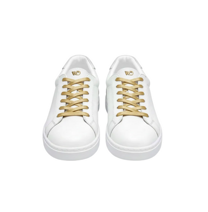 Sneaker ecopelle bianca ATACA White Vortex con suola bianca, dettagli neri, comfort leggero e suola in gomma e resina.
