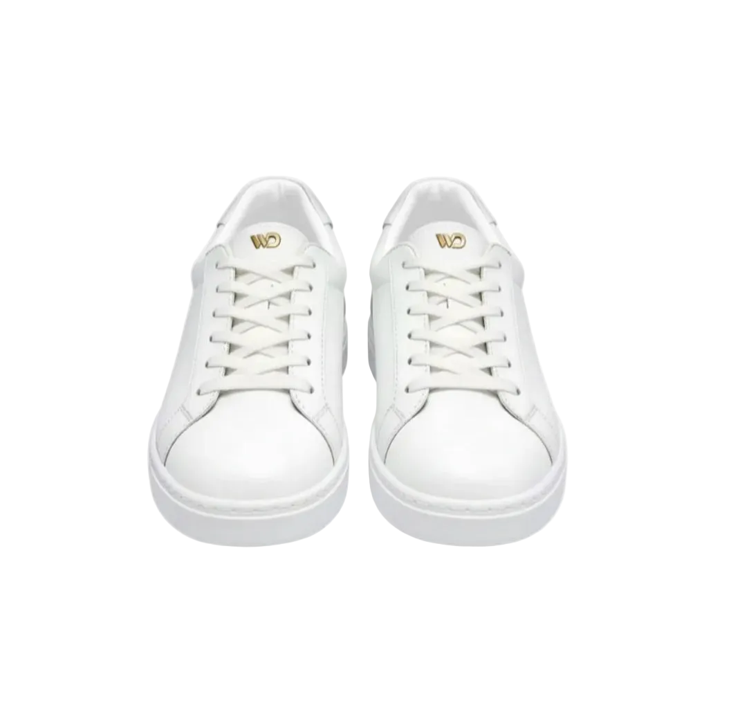 Sneaker ecopelle bianca ATACA White Vortex con suola bianca, dettagli neri pivot, confortevole e flessibile, stile vegano e moderno