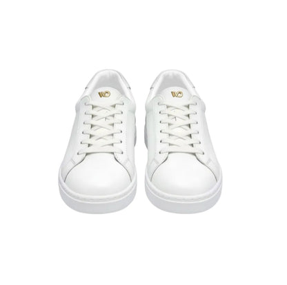 Sneaker Ecopelle Bianca ATACA Gabriel Vortex con suola bianca in gomma e resina, dettagli oro e design leggero e flessibile.