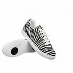 Load image into Gallery viewer, Ataca Vortice (FCE) - Sneaker in Tessuto Zebrato materiale Vegan confort Light Flex Suola Bianca in Gommina e Resina Tecnica Cerchi Neri
