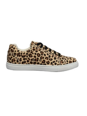 Load image into Gallery viewer, Ataca Vortice (FCE) - Sneaker in Tessuto Leopardo Beige Suola Bianca in Gommina e Resina Tecnica Cerchi Neri