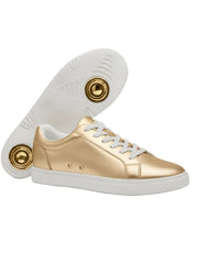 Load image into Gallery viewer, ATACA Gioele Vortex (L0700FCE) - Sneaker Ecopelle Totale Oro Light materiale Vegan confort Light Flex Suola Bianca in Gommina e Resina Tecnica Cerchi Oro Pivot