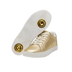 Carica immagine nella Galleria, ATACA Gioele Vortex (L0700FCE) - Sneaker Ecopelle Totale Oro Light materiale Vegan confort Light Flex Suola Bianca in Gommina e Resina Tecnica Cerchi Oro Pivot
