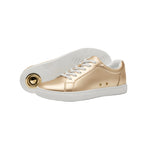 Carica immagine nella Galleria, ATACA Gioele Vortex (L0700FCE) - Sneaker Ecopelle Totale Oro Light materiale Vegan confort Light Flex Suola Bianca in Gommina e Resina Tecnica Cerchi Oro Pivot
