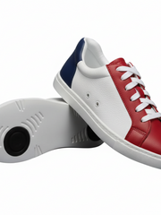 Load image into Gallery viewer, Ataca Vortice (FCE) - Sneaker Ecopelle Totale Bianca materiale Vegan confort Light Flex Suola Bianca in Gommina e Resina Tecnica Cerchi neri