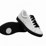 Load image into Gallery viewer, Ataca Vortice (FCE) - Sneaker Ecopelle Totale Bianca materiale Vegan confort Light Flex Suola Bianca in Gommina e Resina Tecnica Cerchi neri
