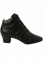 Carica immagine nella Galleria, (779F) - Scarpa da Donna in Camoscio Nero con Plateau Confort Tacco a Spillo