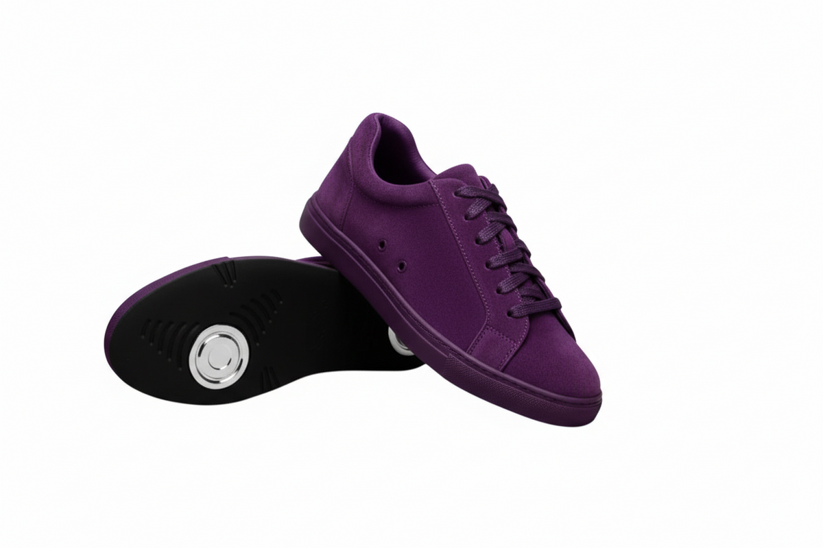 Sneaker ecopelle nera Wish Dance Shop ATACA Black Mamba Vortex con suola in gomma e resina, dettagli argento e comfort leggero.