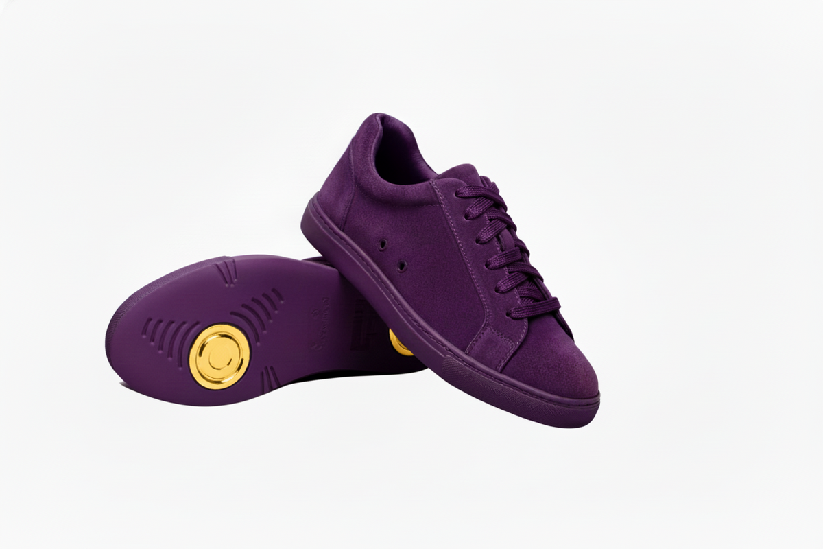 Sneaker ecopelle nera ATACA Black Mamba Vortex con suola in gomma e resina, dettagli argento e design confortevole.