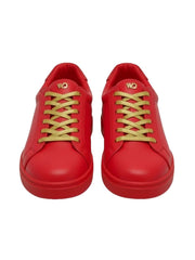 Carica immagine nella Galleria, Ataca Vortice (L0700FCE) - Sneaker Ecopelle Totale Rossa materiale Vegan confort Light Flex Suola Rossa in Gommina e Resina Tecnica Cerchi Oro