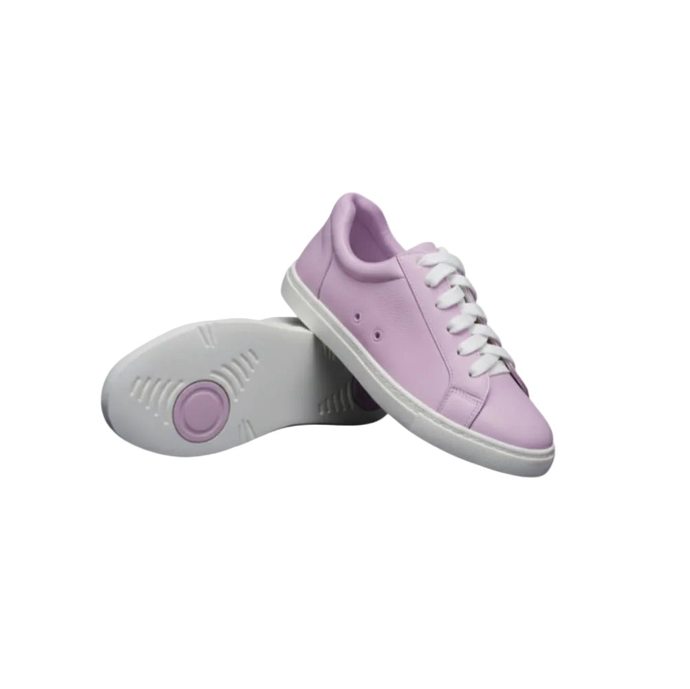 Sneaker ecopelle vegan Lillà Vortex ATACA con suola bianca in gomma, design comodo e stile lavanda, marca Wish Dance Shop.