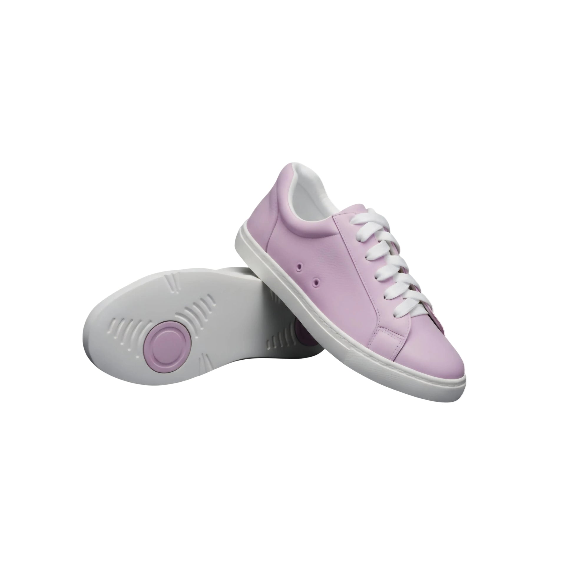Sneaker ecopelle vegan Lillà Vortex ATACA Lillà con suola bianca, design morbido, comfort leggero e dettagli color lavanda.