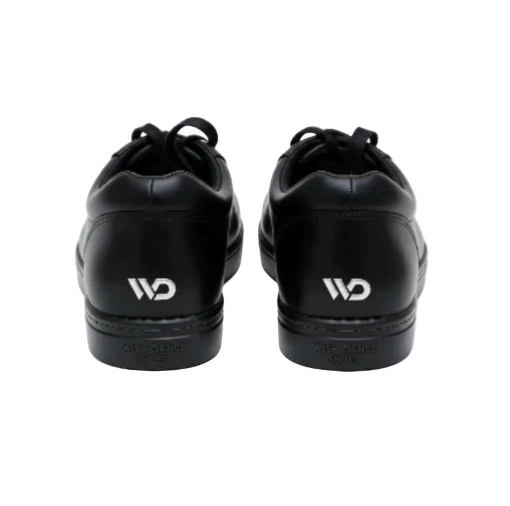 Sneaker ecopelle nera Wish Dance Shop ATACA Black Mamba Vortex con suola in gomma nera, dettagli argento e design comodo.