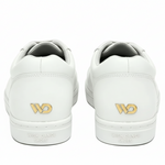 Carica immagine nella Galleria, Ataca Vortice (FCE) - Sneaker Ecopelle Totale Bianca materiale Vegan confort Light Flex Suola Bianca in Gommina e Resina Tecnica Cerchi Oro
