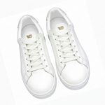 Carica immagine nella Galleria, Ataca Vortice (FCE) - Sneaker Ecopelle Totale Bianca materiale Vegan confort Light Flex Suola Bianca in Gommina e Resina Tecnica Cerchi Oro
