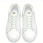 Carica immagine nella Galleria, Ataca Vortice (FCE) - Sneaker Ecopelle Totale Bianca materiale Vegan confort Light Flex Suola Bianca in Gommina e Resina Tecnica Cerchi Oro
