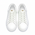 Carica immagine nella Galleria, Ataca Vortice (FCE) - Sneaker Ecopelle Totale Bianca materiale Vegan confort Light Flex Suola Bianca in Gommina e Resina Tecnica Cerchi Oro
