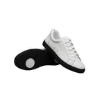 Load image into Gallery viewer, Ataca Vortice (FCE) - Sneaker Ecopelle Totale Bianca materiale Vegan confort Light Flex Suola Nera in Gommina e Resina Tecnica Cerchi Bianchi
