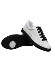 Load image into Gallery viewer, Ataca Vortice (FCE) - Sneaker Ecopelle Totale Bianca materiale Vegan confort Light Flex Suola Nera in Gommina e Resina Tecnica Cerchi Bianchi