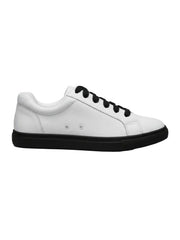 Load image into Gallery viewer, Ataca Vortice (FCE) - Sneaker Ecopelle Totale Bianca materiale Vegan confort Light Flex Suola Nera in Gommina e Resina Tecnica Cerchi Bianchi