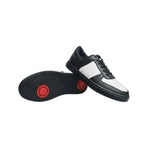 Carica immagine nella Galleria, Scarpa da donna in camoscio nero con plateau e tacco a spillo, comoda e elegante, marca Wish Dance Shop.
