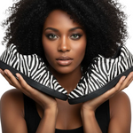 Load image into Gallery viewer, ATACA Zebry Black Silver Vortex (L0700FCE) - Sneaker in Tessuto Zebrato materiale Vegan confort Light Flex Suola Nera in Gommina e Resina Tecnica Cerchi Argento Pivot
