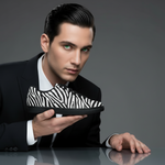 Load image into Gallery viewer, ATACA Zebry Black Silver Vortex (L0700FCE) - Sneaker in Tessuto Zebrato materiale Vegan confort Light Flex Suola Nera in Gommina e Resina Tecnica Cerchi Argento Pivot
