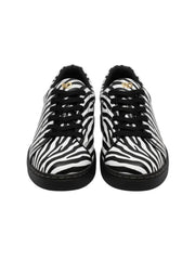 Load image into Gallery viewer, ATACA Zebry Black Silver Vortex (L0700FCE) - Sneaker in Tessuto Zebrato materiale Vegan confort Light Flex Suola Nera in Gommina e Resina Tecnica Cerchi Argento Pivot