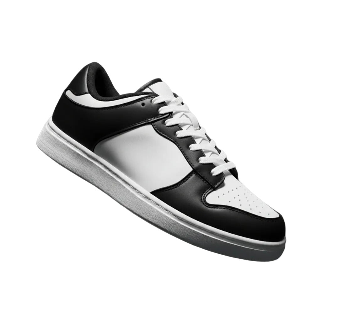 Scarpa da donna in camoscio nero con plateau e tacco a spillo, marca Wish Dance Shop, vista frontale su sfondo neutro.