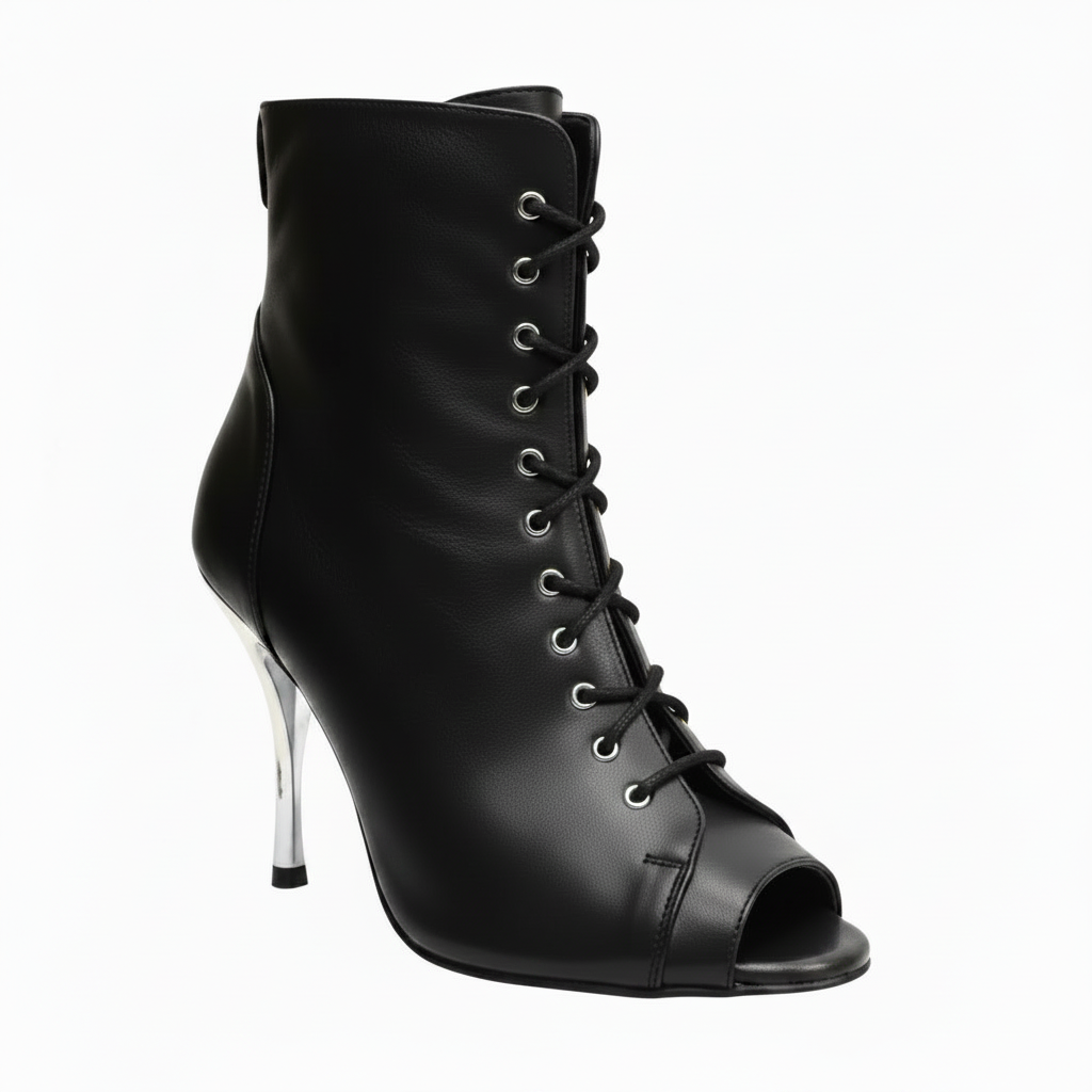 Mezzo Stivaletto ALEXIS Angel Black Gold Wish Dance, oro, vista posteriore