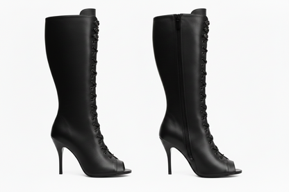 Mezzo Stivaletto ALEXIS Angel Black Gold Wish Dance, oro, dettaglio tacco