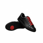 Load image into Gallery viewer, ATACA Black Vortex (L0700FCE) - Sneaker Ecopelle Totale Nera materiale Vegan confort Light Flex Suola Nera in Gommina e Resina Tecnica Cerchi Rossi Pivot
