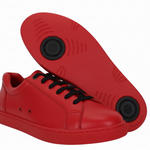 Carica immagine nella Galleria, Scarpa da donna in camoscio nero con plateau e tacco a spillo, marca Wish Dance Shop, vista frontale.
