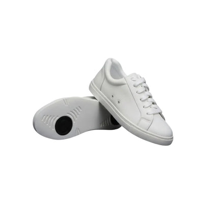 Scarpe sneakers ecopelle bianche ATACA Vortex Wish Dance con suola bianca, dettagli neri e design leggero e flessibile.