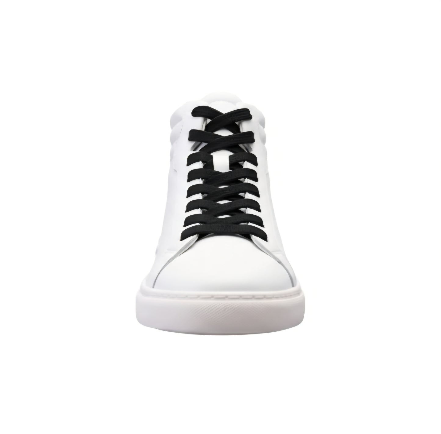Sneaker bianca GERO White Vortex Wish Dance, collo alto in ecopelle vegan, suola bianca leggera e design moderno.
