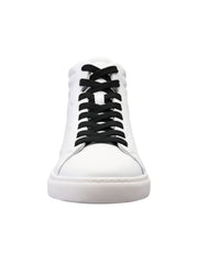 Carica immagine nella Galleria, Sneaker bianca GERO White Vortex Wish Dance, collo alto in ecopelle vegan, suola bianca leggera e design moderno.