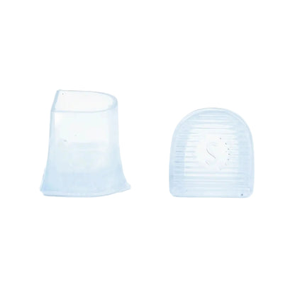 Salvatacchi Wish Dance Shop in gel di silicone trasparente per tacco a rocchetto, comfort e protezione per calzature da competizione.