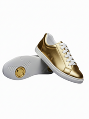 Load image into Gallery viewer, ATACA Gioele Vortex (L0700FCE) - Sneaker Ecopelle Totale Oro Light materiale Vegan confort Light Flex Suola Bianca in Gommina e Resina Tecnica Cerchi Oro Pivot