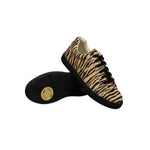Carica immagine nella Galleria, ATACA Tiger Vortex (FCE) - Sneaker disegno Tigre Bengala Beige materiale Vegan confort Light Flex Suola Nera in Gommina e Resina Tecnica Cerchi Neri Pivot
