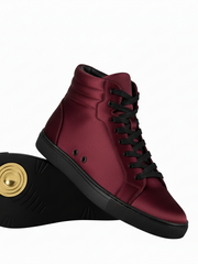 Carica immagine nella Galleria, GERO Tiger Black Gold Vortex (L0703FCE) - Sneaker Collo Alto Disegno Tigre del Bengala Totale materiale Vegan confort Light Flex Suola Nera in Gommina e Resina Tecnica Cerchi Oro Pivot